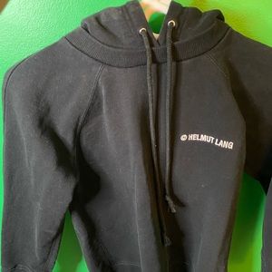 Woman’s Helmut Lang hoodie.